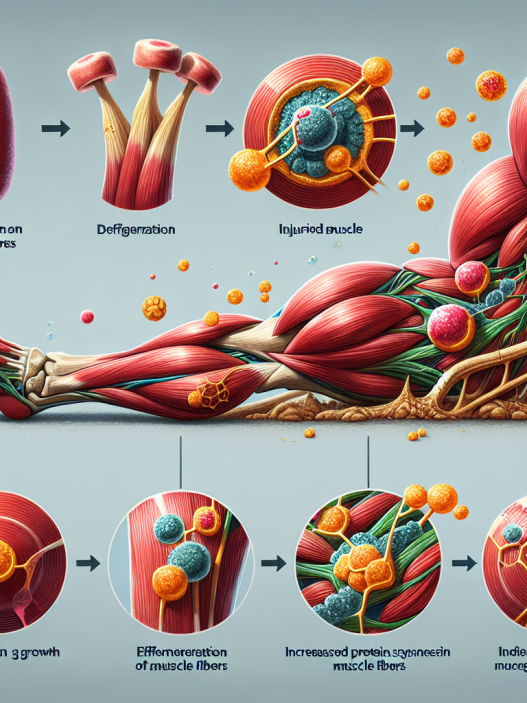 Effet de la Nandrolone sur la régénération des fibres musculaires après les blessures