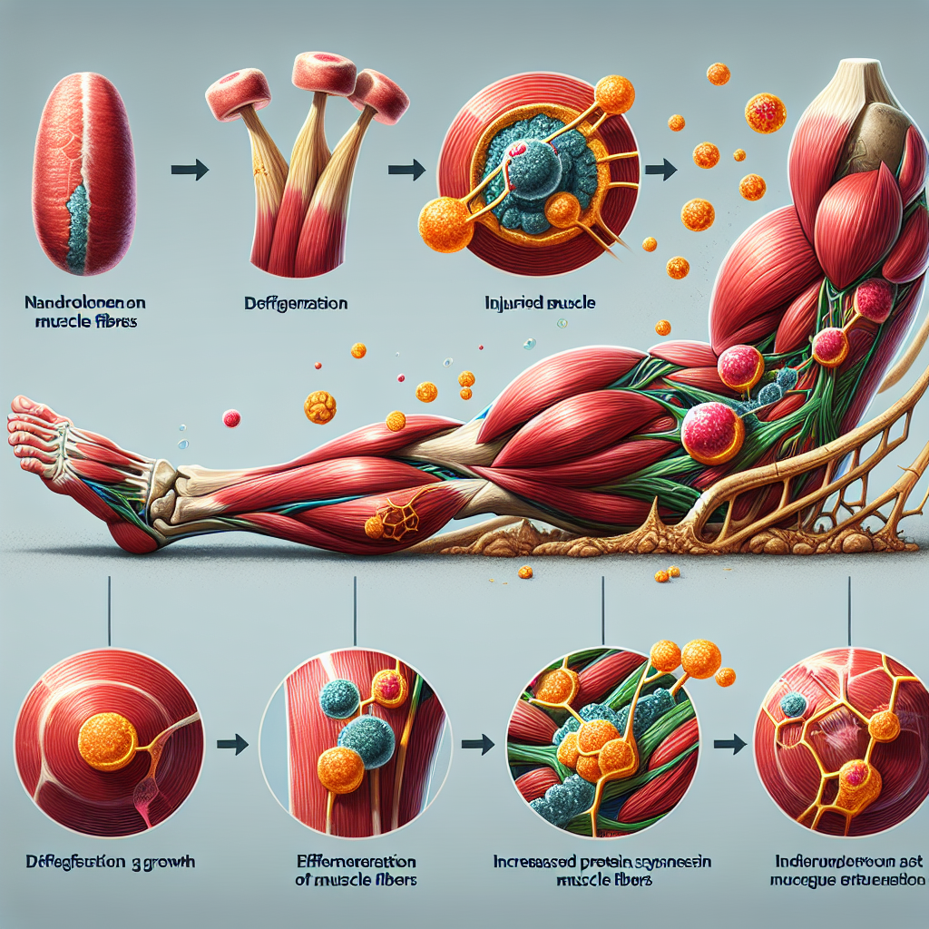 Effet de la Nandrolone sur la régénération des fibres musculaires après les blessures