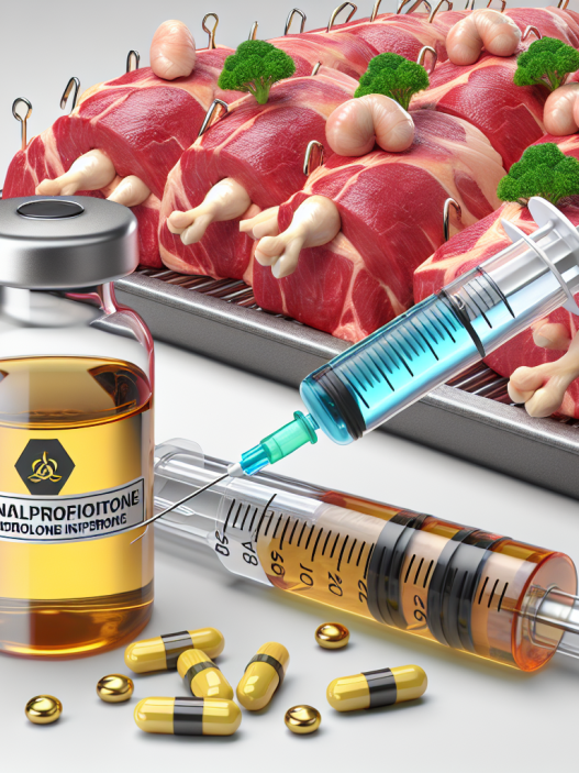 Infusion de phénylpropionate de nandrolone pour la production de viande avant un effort anaérobie