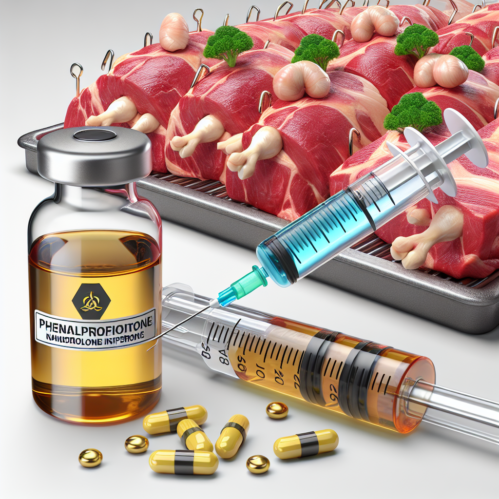 Infusion de phénylpropionate de nandrolone pour la production de viande avant un effort anaérobie