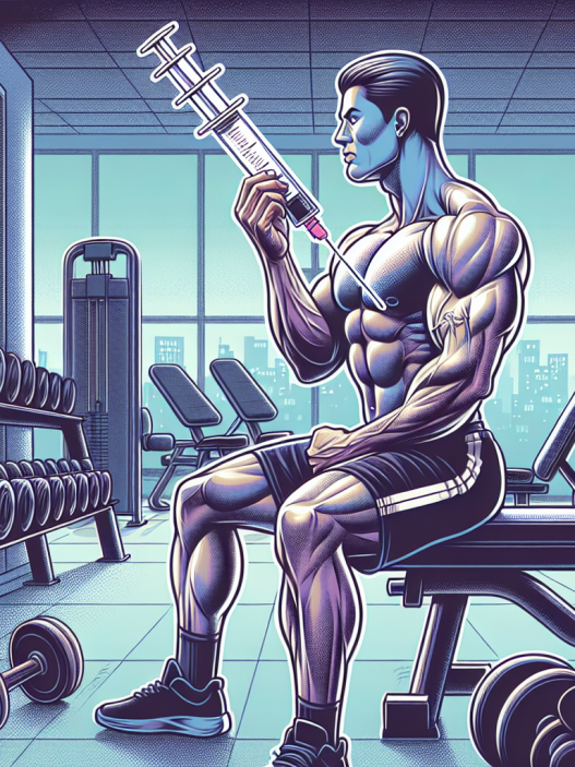 Injection d'oxymétholone et stabilisation de la masse musculaire avec un apport calorique réduit
