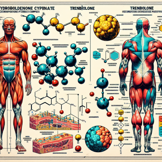 Comparaison des effets du cypionate de dihydroboldenone et du trenbolone
