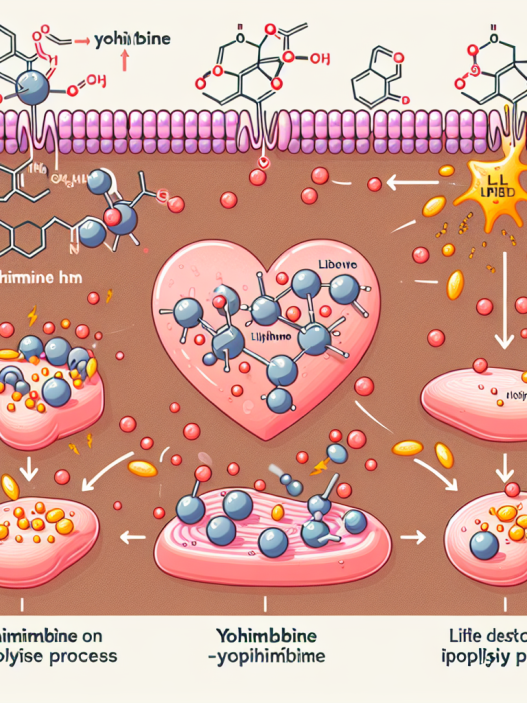 Effet de la yohimbine sur la lipolyse