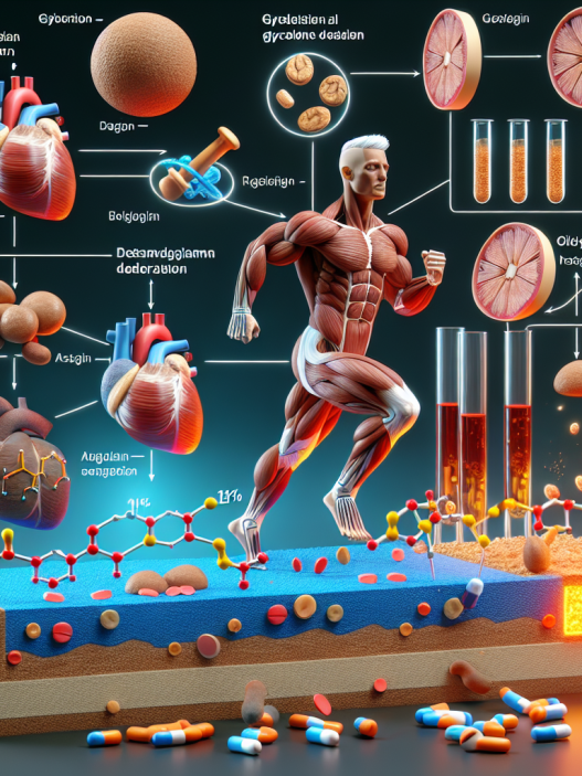 L'effet du telmisartan sur la dégradation du glycogène dans les muscles