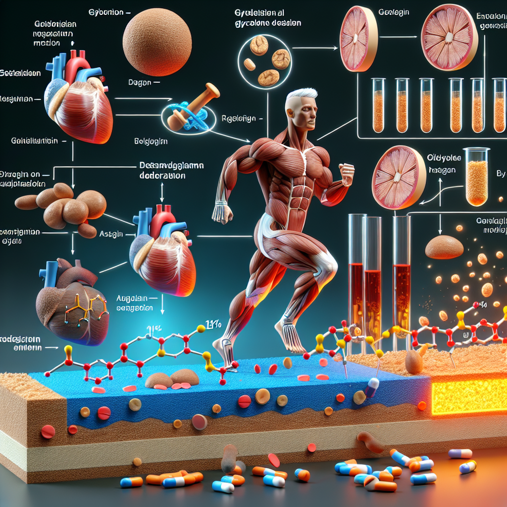 L'effet du telmisartan sur la dégradation du glycogène dans les muscles