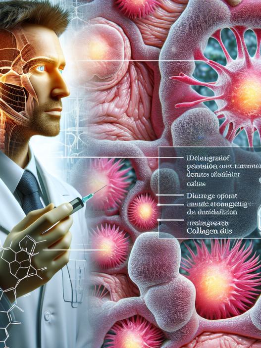 Modifications de la production de collagène sous l'influence du Synthol
