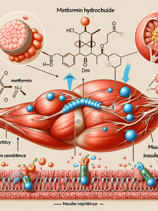 Chlorhydrate de metformine et augmentation de la sensibilité musculaire à l'insuline