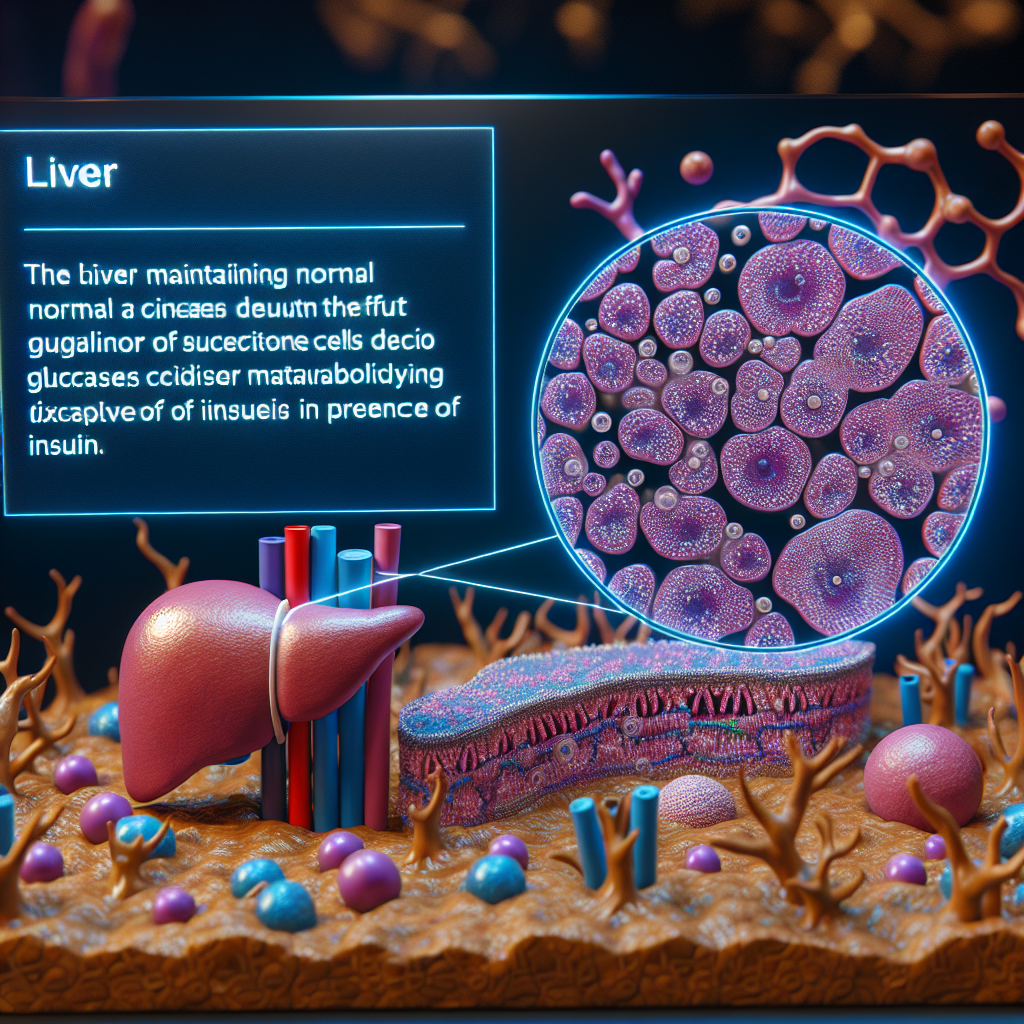 Maintien d'une fonction hépatique normale grâce à l'insuline