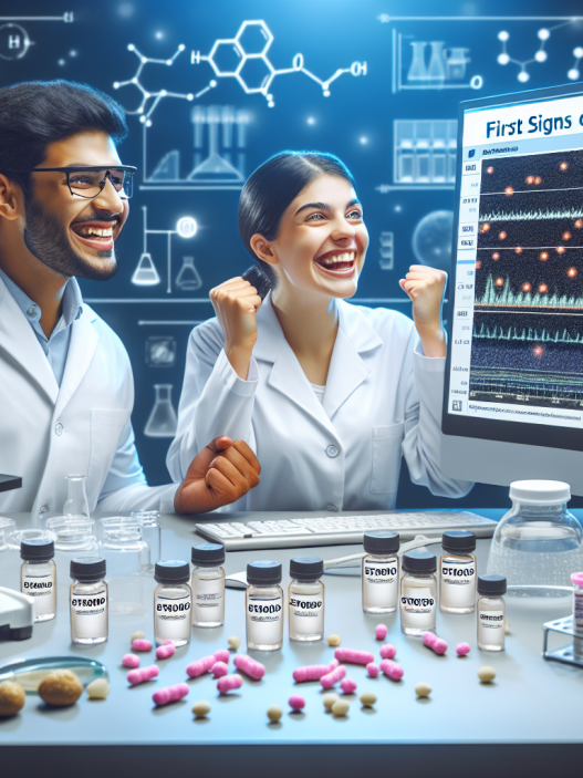 Premiers signes d'efficacité d'un traitement aux stéroïdes.